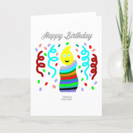 Geburtstag Candle Gruß Standard Grußkarte Dankeskarte