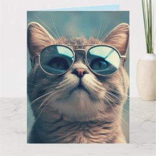 GEBURTSTAG COOLE KATASCHENSCHWANGERKARTE KARTE