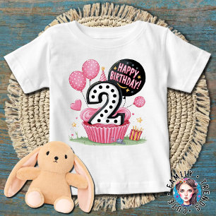 Geburtstag Cupcake Baby T-shirt