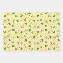 Geburtstag Cupcake Celebration Wrapping Paper Shee Geschenkpapier Set