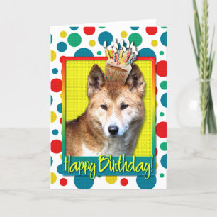 Geburtstag Cupcake - Dingo Karte