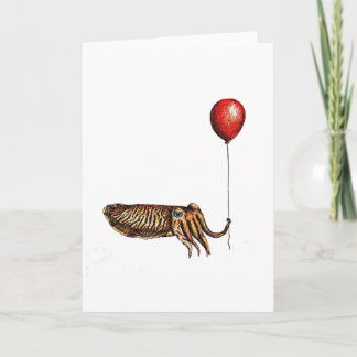 Geburtstag Cuttlefish Card Karte