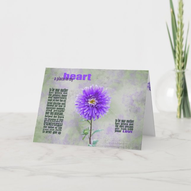 Geburtstag Dahlia für Tochter Karte (Vorderseite)