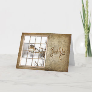 GEBURTSTAG - DANKE - VINTAGES FENSTER - GEBURT