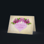 GEBURTSTAG - DAUGHTER - Elegant mit Lilacs & Herz Karte<br><div class="desc">Lassen Sie sich von diesem irdischen,  aber eleganten Gruß an ihrem Geburtstag verzaubern,  der sicherlich ihren Tag aufheitern wird.  Schöne Lilacs direkt vom Garten!</div>