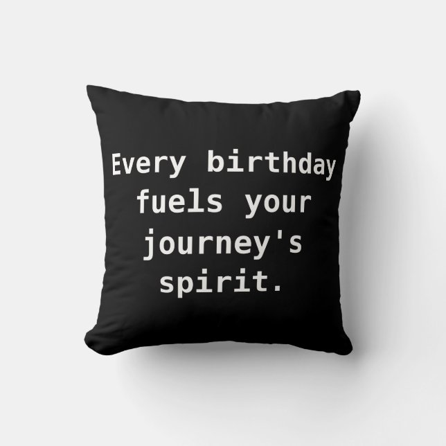 Geburtstag dekorativer Throw Kissen (Vorderseite)