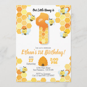 Geburtstag der Biene, Einladung zum 1. Geburtstag