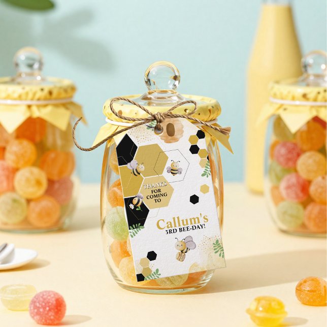 Geburtstag der Biene Geschenkanhänger (Von Creator hochgeladen)