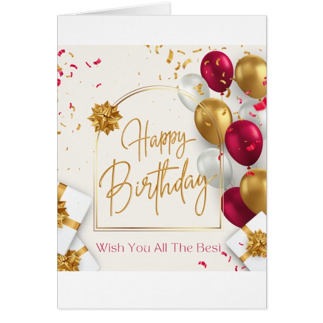 Geburtstag der Einladung (Vorne)