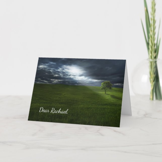 Geburtstag der inspirierenden religiösen Segnung Karte (Vorderseite)