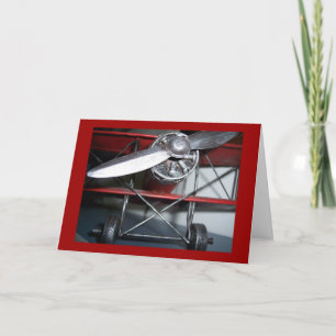 Geburtstag des Flugzeugs Karte