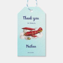 Geburtstag des Flugzeugs Vielen Dank für Ihre Unte Geschenkanhänger
