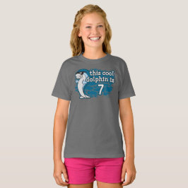 Geburtstag des Kindes Diese Coole Delfin ist siebe T-Shirt