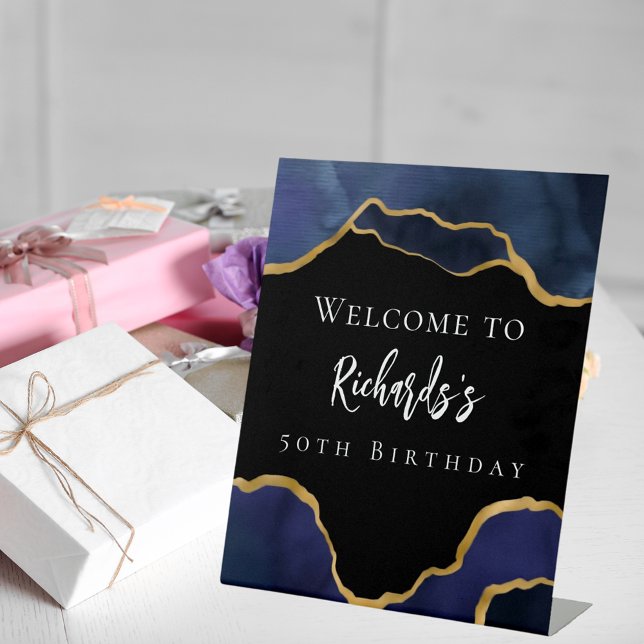 Geburtstag des Marineblatts Sockelschild (Von Creator hochgeladen)