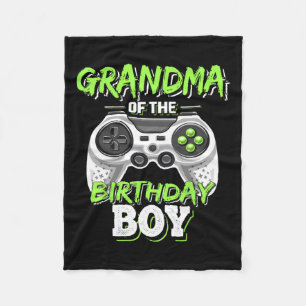Geburtstag des Matching Video Game des Jungen Fleecedecke