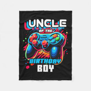 Geburtstag des Matching Video Game des Jungen Fleecedecke
