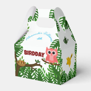 Geburtstag des niedlichen Vogeljunges Geschenkschachtel