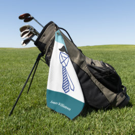 Geburtstag des Vaters Funny Customize Name Golfhandtuch