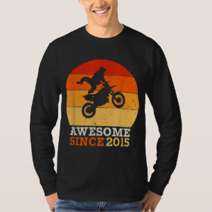 Geburtstag Dirt Bike Geschenk 7 Jahre Vintag Mo T-Shirt
