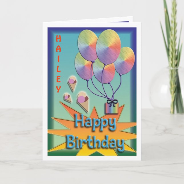 Geburtstag (Eigene Bezeichnung hinzufügen) Karte (Vorderseite)