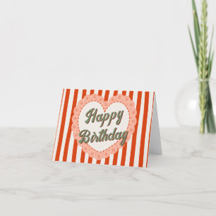 Geburtstag einer Vintage-Coquette Karte