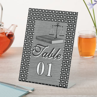 Geburtstag eines Anwalts Sockelschild