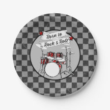 Geburtstag eines Drummers Geboren zum Rock & Roll 