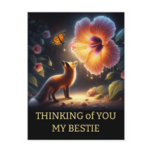 Geburtstag eines Freundes Dark Forest Fox Flora