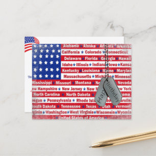 Geburtstag eines Soldaten Postkarte
