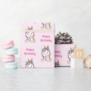 Geburtstag Einhorn für Kinder zum Geburtstag Geschenkpapier