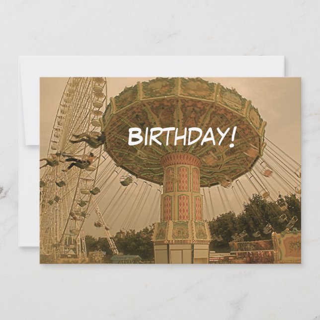 Geburtstag! Einladung (Vorderseite)