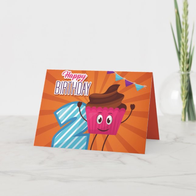 Geburtstag Feiertagskarte (Vorderseite)