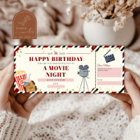Geburtstag Filmnacht Geschenkgutschein