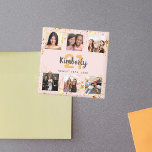 Geburtstag Foto Collage Rose Gold beste Freunde Magnet<br><div class="desc">Zum 21. Geburtstag einer Frau (oder eines beliebigen Alters) feiert sie ihr Leben mit einer Collage von 6 Ihrer hochwertigen Fotos von ihr, ihren Freunden, der Familie, dem Interesse oder den Haustieren. Personalisieren und fügen Sie ihren Namen, Alter 21 und ein Datum. Grauer und goldener Text. Eine weibliche Rose goldene...</div>