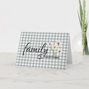 Geburtstag für Cousin auf Gingham Karte