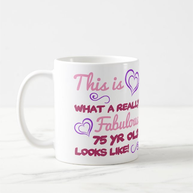 Geburtstag für Frauen Kaffeetasse (Links)