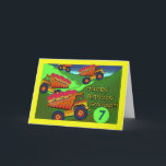 Geburtstag für Grandson, Dump Trucks und Cupcakes Karte<br><div class="desc">Farbenfrohe Müllwagen mit Kuchen sind für einen besonderen Geburtstag eines Enkels bereit. Art,  Bild und Vers Copyright © Shoaff Ballanger Studios.</div>
