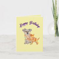 Geburtstag G Card : Brüderliche, schlanke Liebe