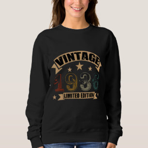 Geburtstag Geboren 1936 Vintag Sweatshirt
