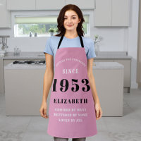 Geburtstag Geboren 1953 Pink Black Lady's