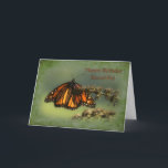 Geburtstag - geheimer Kumpel - Schmetterling Karte<br><div class="desc">Erhellen Sie den Tag Ihres geheimen Kumpels mit dieser schönen Naturkarte</div>
