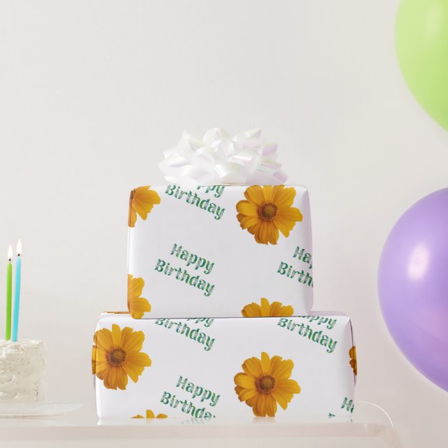 Geburtstag Geschenkpapier (Partygeschenke)