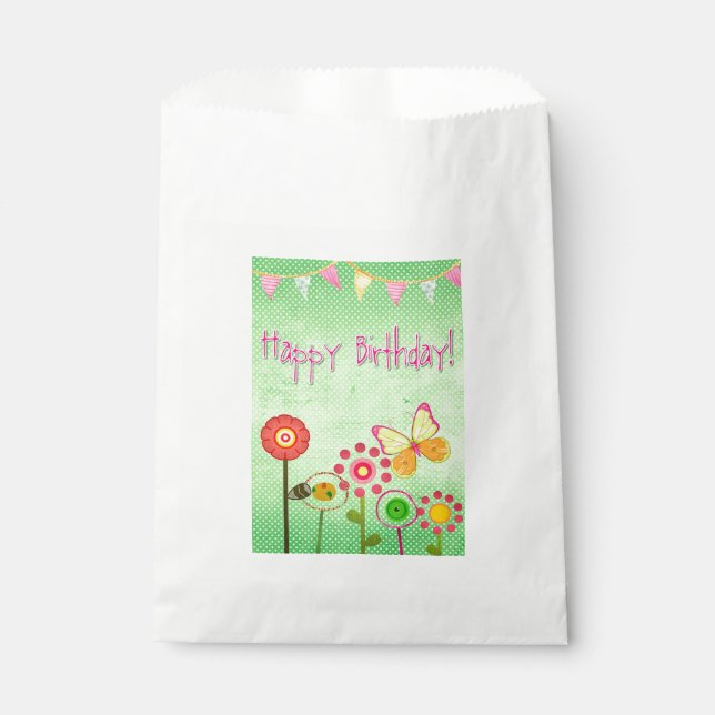 Geburtstag Geschenktütchen (Vorderseite)