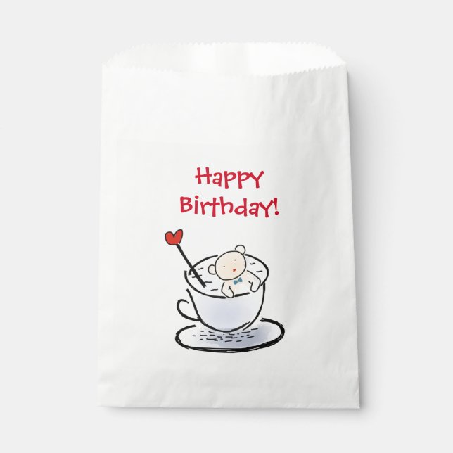 Geburtstag Geschenktütchen (Vorderseite)