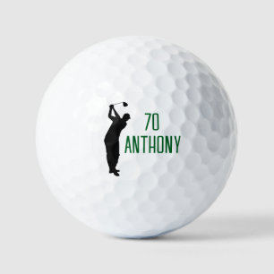 Geburtstag Golfer Funny 70. glücklicher Vater Par  Golfball