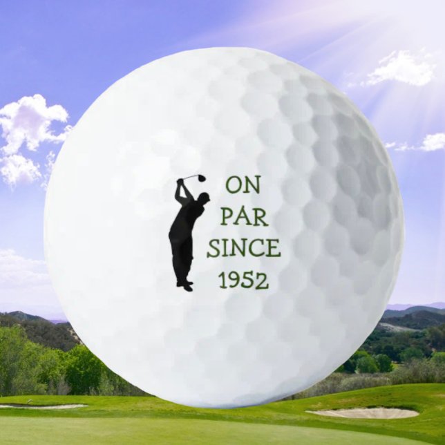 Geburtstag Golfer Funny 70. glücklicher Vater Par  Golfball (Von Creator hochgeladen)
