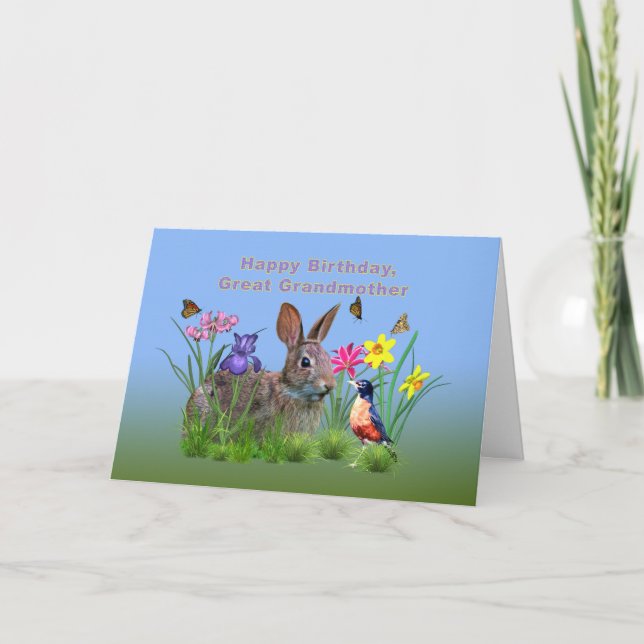 Geburtstag, Großmutter, Sonne, Schmetterlinge Karte (Vorderseite)