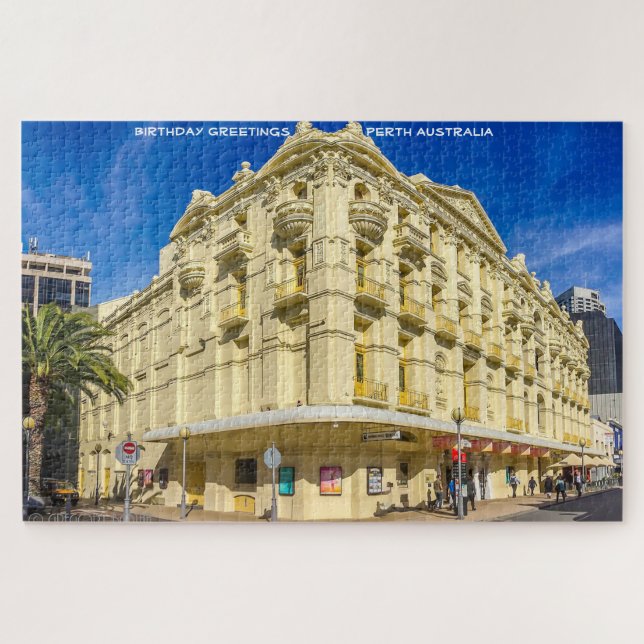 Geburtstag Grüße Perth Australia Jigsaw Puzzle (Horizontal)