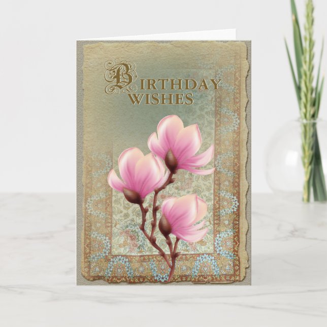 Geburtstag - Grußkarte Feiertagskarte (Vorderseite)