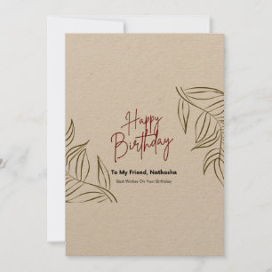 Geburtstag Grußkarten für Ihre Lieben. Einladung